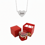 Caixa Rotativa com Rosa Eterna Dia das Mães