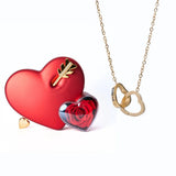 Vermelho + Colar Dourado