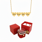 Caixa Rotativa com Rosa Eterna Dia das Mães