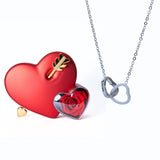 Vermelho + Colar Prata