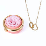 Rosa + Colar Ouro