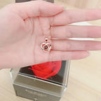 Colar Eu Te Amo 100 Idiomas + Caixa Personalizada